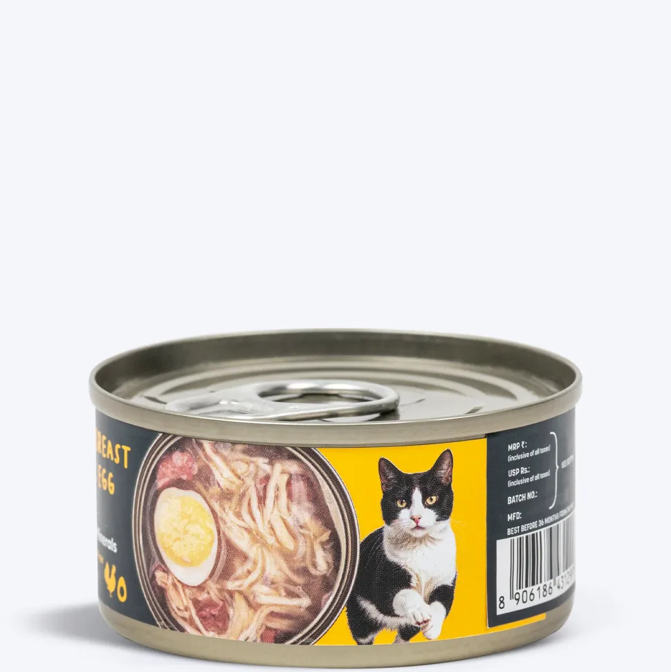 Meowsi Chicken Breast & Quail Egg in Broth Cat Food 80g