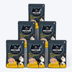 Meowsi Chicken Breast & Quail Egg in Broth Wet Cat Food 80g