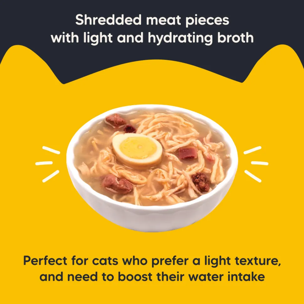 Meowsi Chicken Breast & Quail Egg in Broth Wet Cat Food 80g