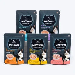 Meowsi Chicken Breast & Quail Egg in Broth Wet Cat Food 80g