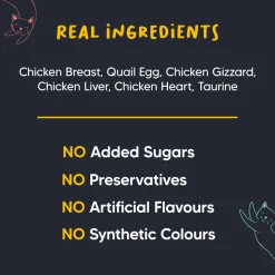 Meowsi Chicken Breast & Quail Egg in Broth Wet Cat Food 80g
