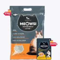 Meowsi Chicken Breast & Quail Egg in Broth Wet Cat Food 80g