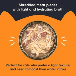 Meowsi Chicken Breast in Broth Wet Cat Food Can 80g