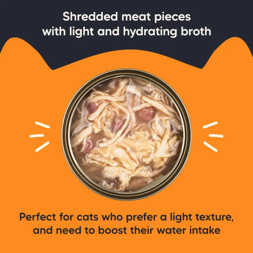 Meowsi Chicken Breast in Broth Wet Cat Food Can 80g