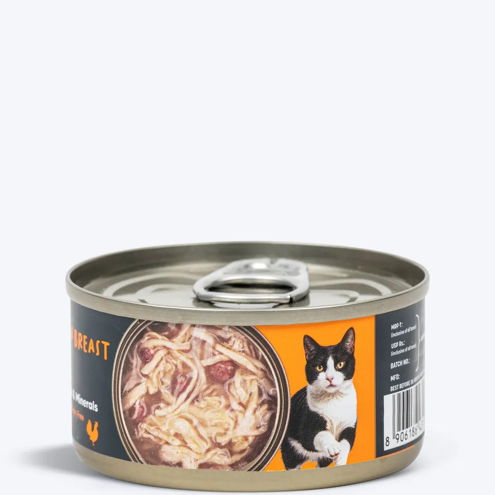 Meowsi Chicken Breast in Broth Wet Cat Food Can 80g
