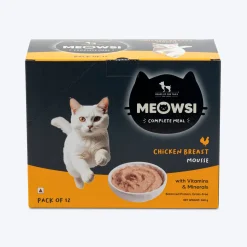 Meowsi Chicken Breast Mousse Wet Cat Food Grain-Free 80g