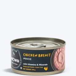 Meowsi Chicken Breast Mousse Wet Cat Food Can 80g