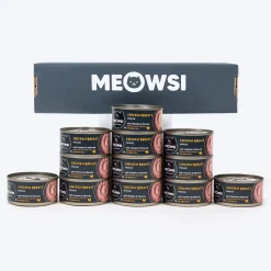 Meowsi Chicken Breast Mousse Wet Cat Food Can 80g