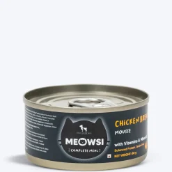 Meowsi Chicken Breast Mousse Wet Cat Food Can 80g