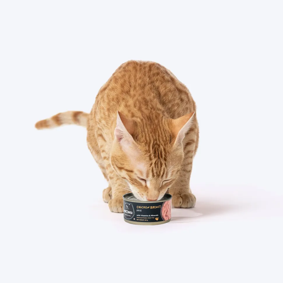 Meowsi Chicken Breast Pate Wet Cat Food Grain-Free 80g