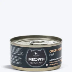 Meowsi Chicken Breast Pate Wet Cat Food Grain-Free 80g