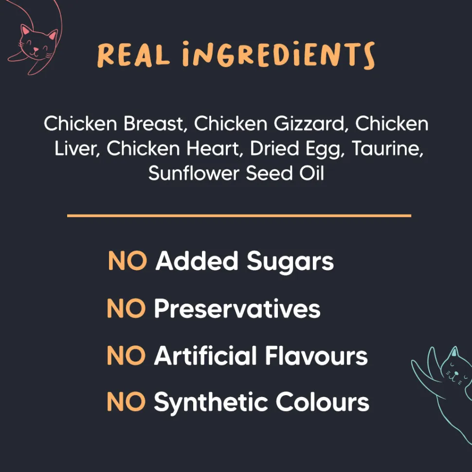 Meowsi Chicken Breast Pate Wet Cat Food Grain-Free 80g