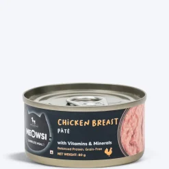 Meowsi Chicken Breast Pate Wet Cat Food Grain-Free 80g
