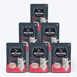 Meowsi Chicken Breast with Duck Mousse Wet Cat Food 80g