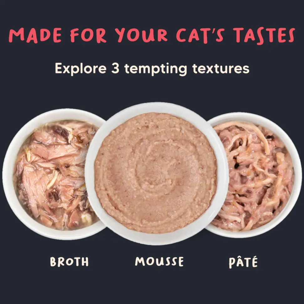 Meowsi Chicken Breast with Duck Mousse Wet Cat Food 80g