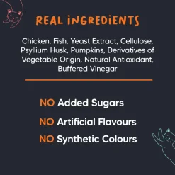 Meowsi Chicken, Fish & Psyllium Husk Power Bites Cat Treats 50g