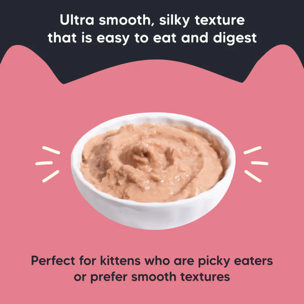 Meowsi Chicken Mousse Wet Food for Kittens 70g