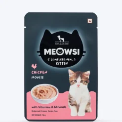 Meowsi Chicken Mousse Wet Food for Kittens 70g