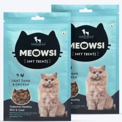 Meowsi Light Tuna & Chicken Soft Cat Treats 50g