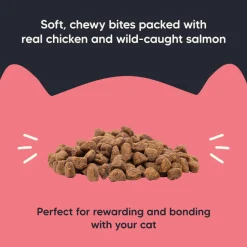 Meowsi Salmon & Chicken Soft Cat Treats High-Protein 50g