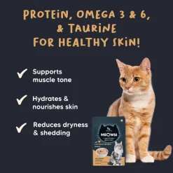 Meowsi Skin & Coat Salmon & Chicken Mousse Wet Cat Food 70g