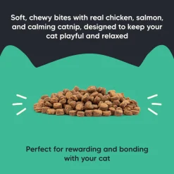 Meowsi Soft Cat Treats Catnip Salmon & Chicken Grain-Free 50g