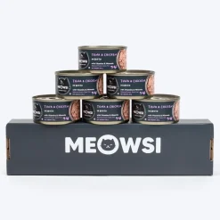 Meowsi Tuna & Chicken in Broth Wet Cat Food Can 80g
