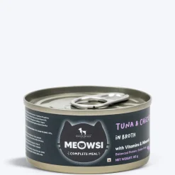 Meowsi Tuna & Chicken in Broth Wet Cat Food Can 80g