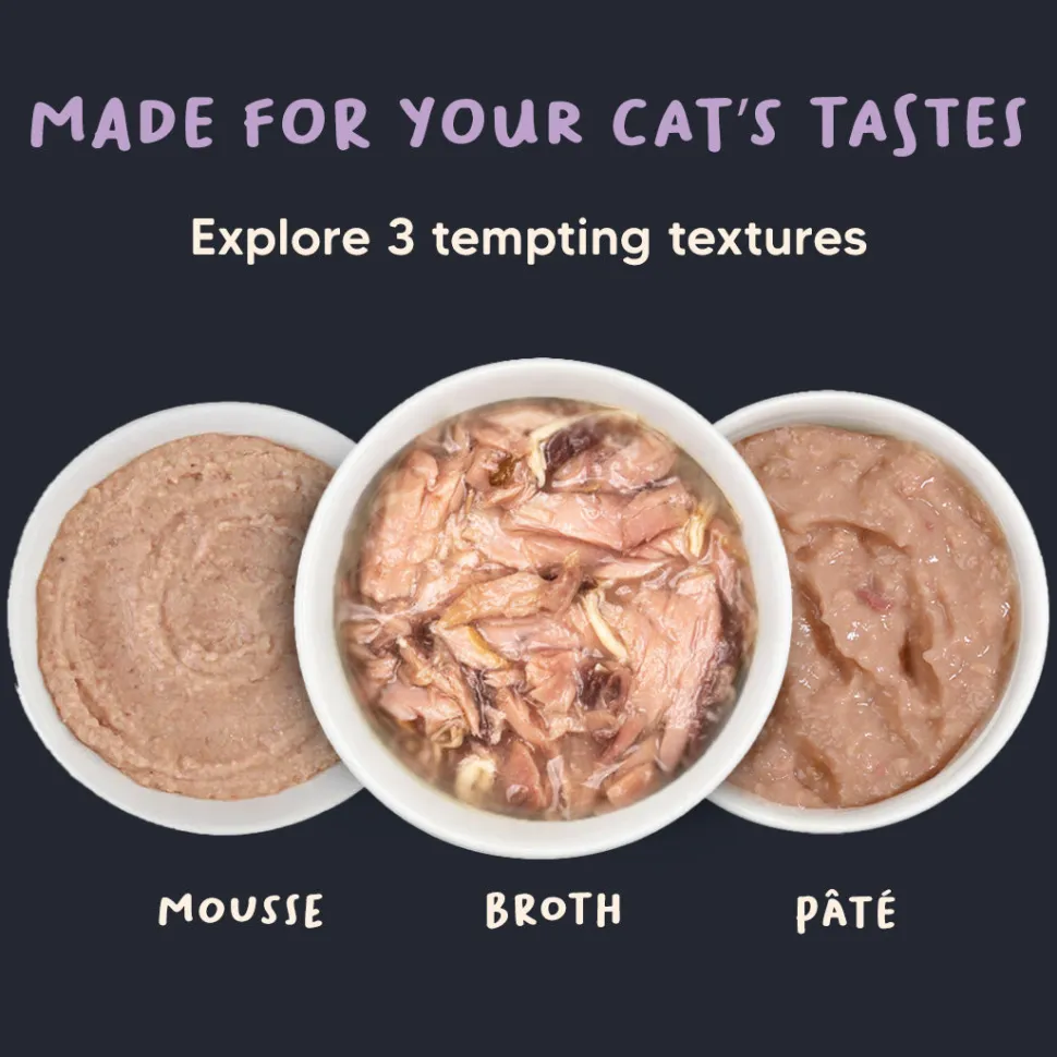Meowsi Tuna & Chicken in Broth Wet Cat Food Grain-Free 80g