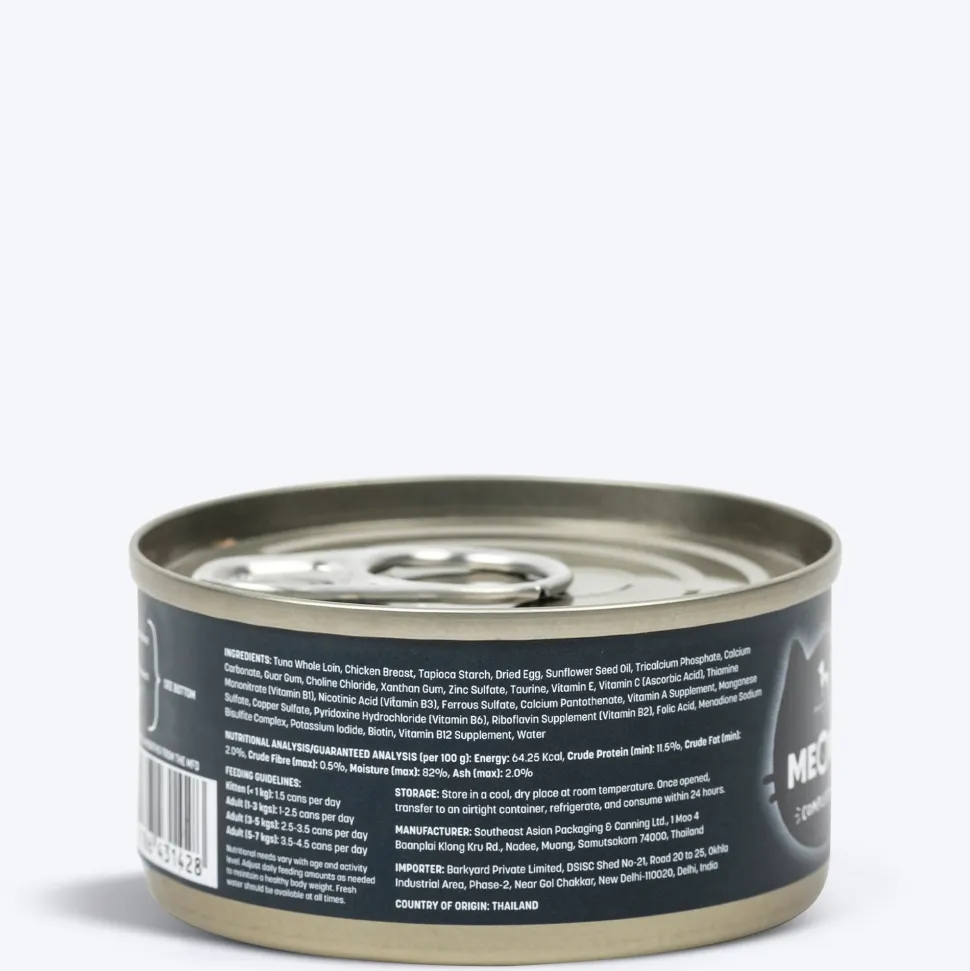 Meowsi Tuna & Chicken Pate Wet Cat Food Can 80g
