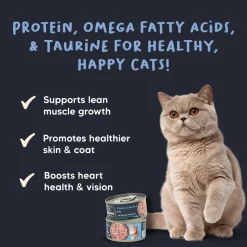 Meowsi Tuna & Chicken Pate Wet Cat Food Can 80g