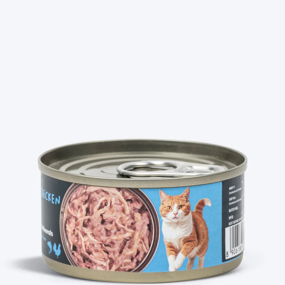 Meowsi Tuna & Chicken Pate Wet Cat Food Can 80g