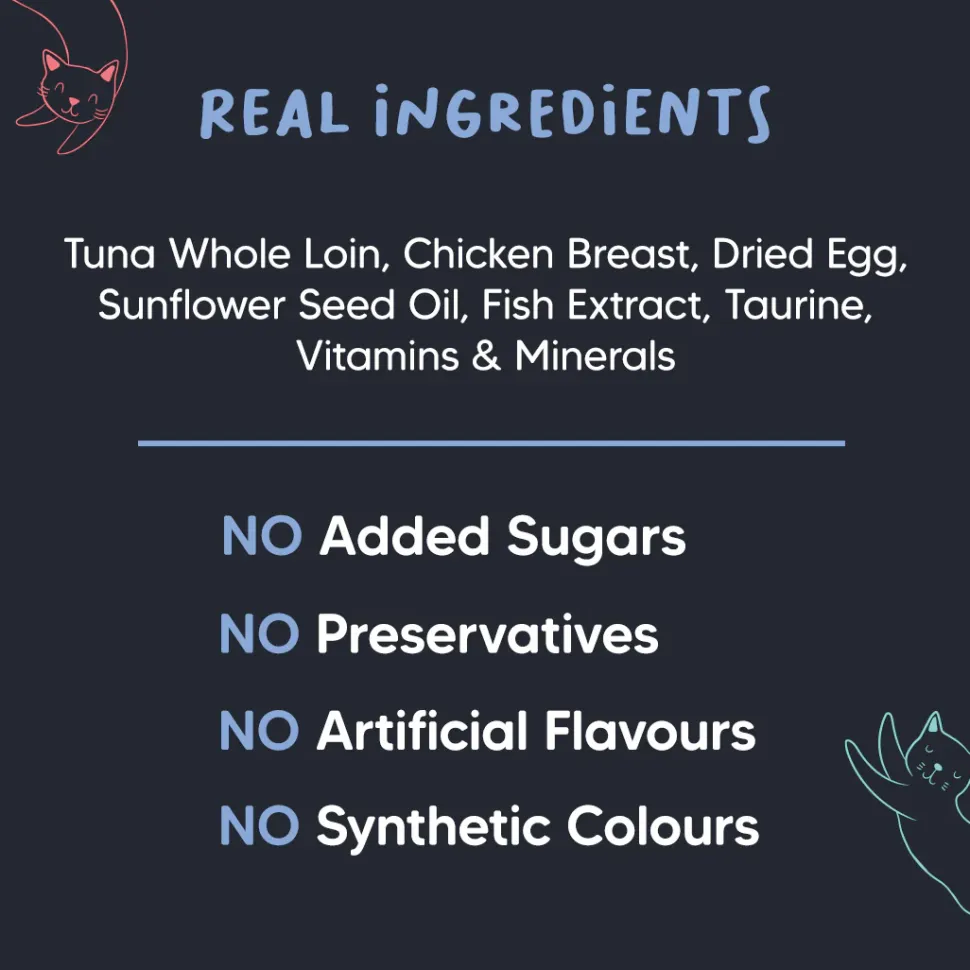 Meowsi Tuna & Chicken Pâté Wet Cat Food Grain-Free 80g