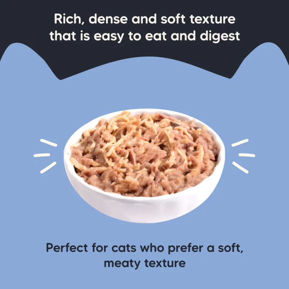 Meowsi Tuna & Chicken Pâté Wet Cat Food Grain-Free 80g