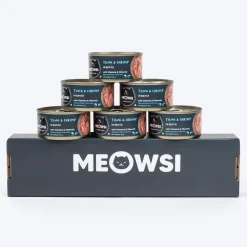 Meowsi Tuna & Shrimp in Broth Wet Cat Food Can 80g
