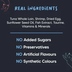 Meowsi Tuna & Shrimp Mousse Wet Cat Food Grain-Free 80g