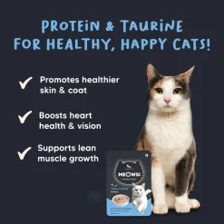 Meowsi Tuna & Shrimp Mousse Wet Cat Food Grain-Free 80g