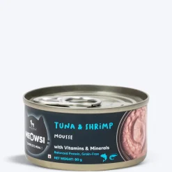 Meowsi Tuna & Shrimp Mousse Canned Wet Cat Food 80g