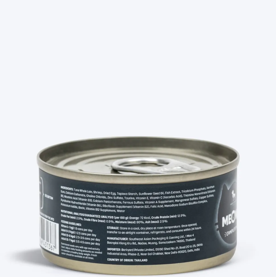 Meowsi Tuna & Shrimp Mousse Canned Wet Cat Food 80g