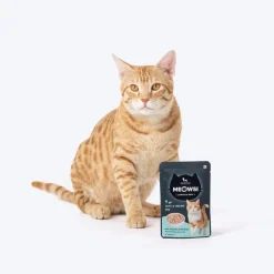 Meowsi Tuna & Shrimp Pate Wet Cat Food Grain-Free 80g