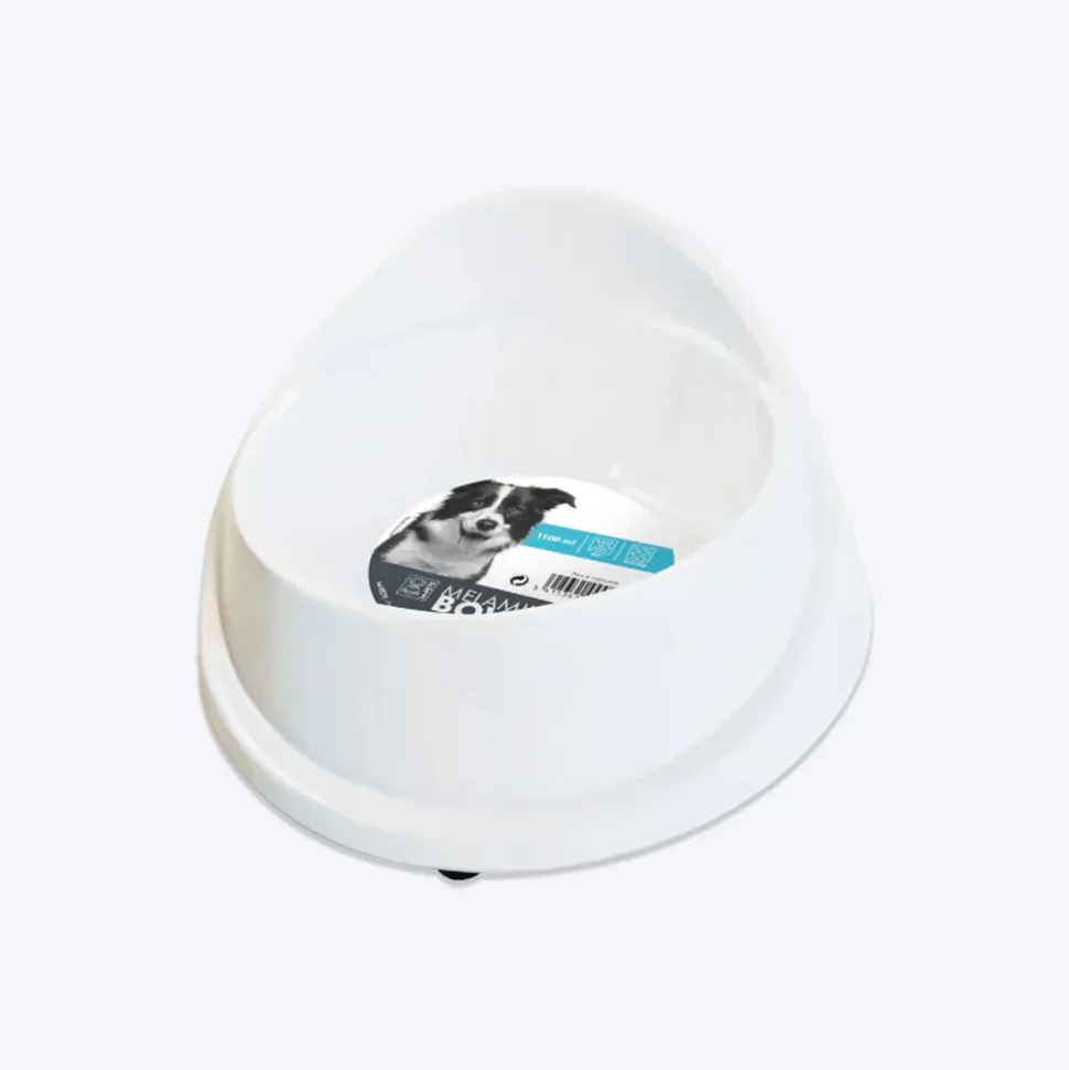 M-Pets Single Fashion Diner Bowl (Melamine) For Dogs - 300 ml - Assorted