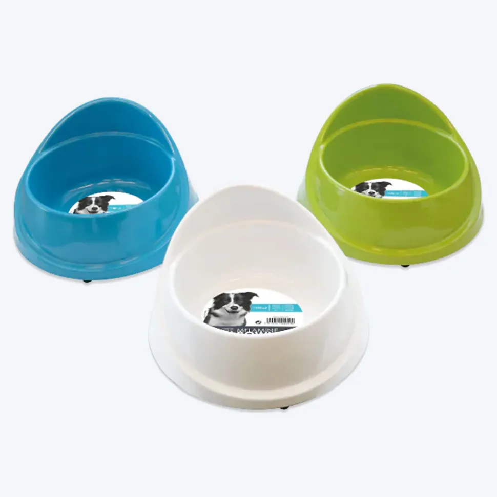 M-Pets Single Fashion Diner Bowl (Melamine) For Dogs - 300 ml - Assorted