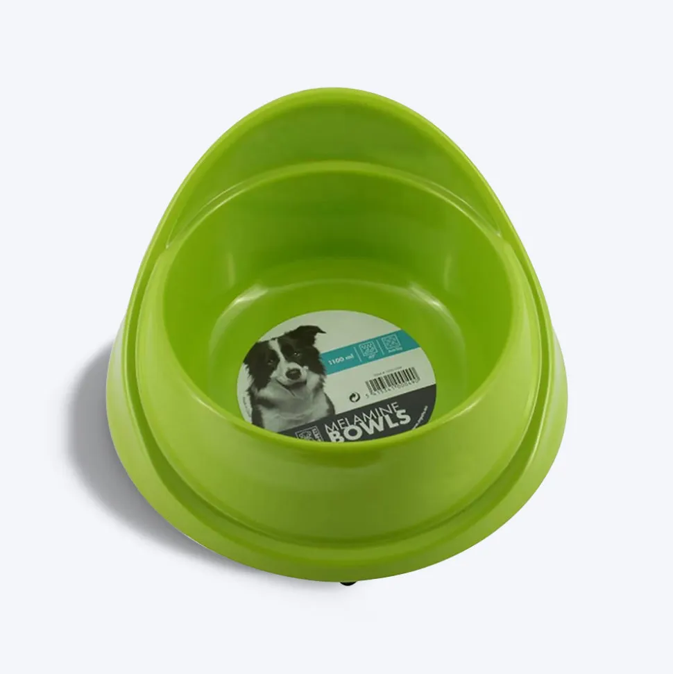 M-Pets Single Fashion Diner Bowl (Melamine) For Dogs - 300 ml - Assorted