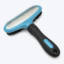 M-Pets Double-Sided Slicker Brush for Dogs and Cats -15x17 cm