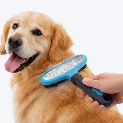 M-Pets Double-Sided Slicker Brush for Dogs and Cats -15x17 cm