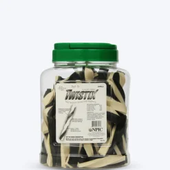 NPIC Twistix Vanilla Mint Dog Treats Canister - Small (50 Sticks) - 530g