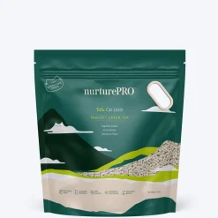 Nurture Pro Tofu Cat Litter Green Tea (Flushable & Lasts 4 Weeks) - 7 L (2.75Kg)