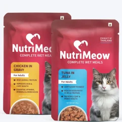 NutriMeow Adult Cat Food Trial Pack of 2 (80 gm each)