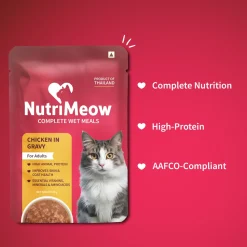 NutriMeow Adult Cat Food Trial Pack of 2 (80 gm each)