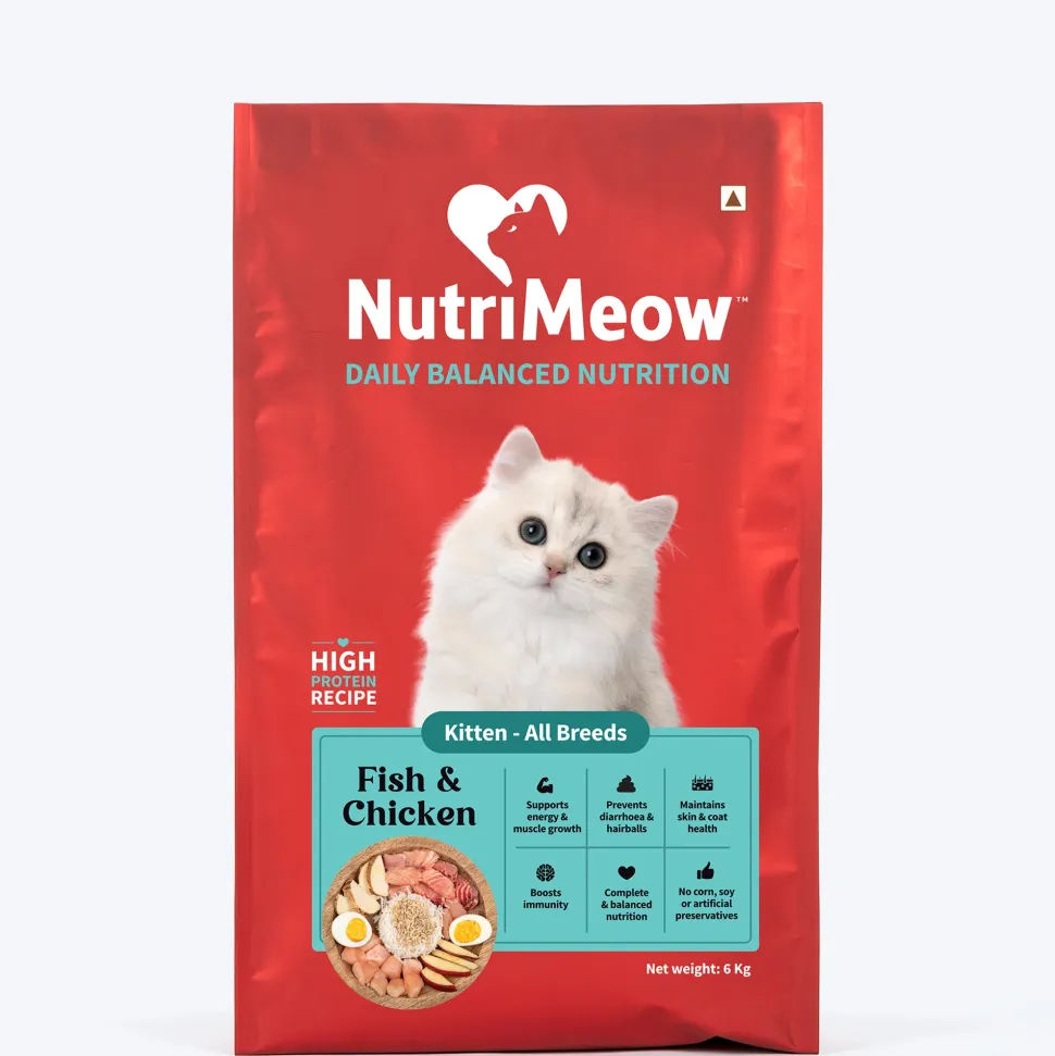 Nutrimeow Chicken & Fish Dry Food For Kitten